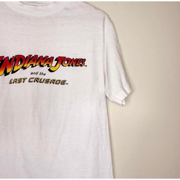 VTG Indiana Jones and the Last Crusade Size Medium Movie Promo T Shirt - Picture 3 of 8